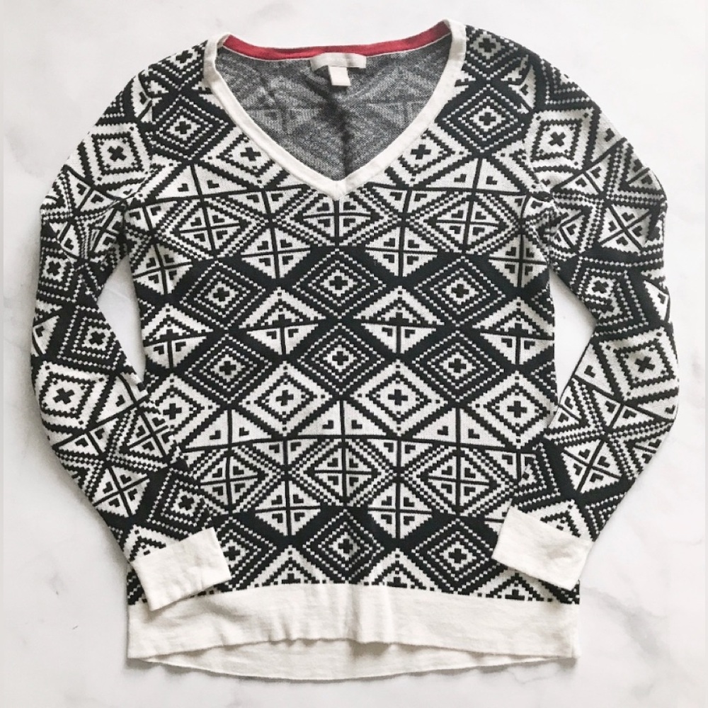 Banana Republic Aztec Style Sweater